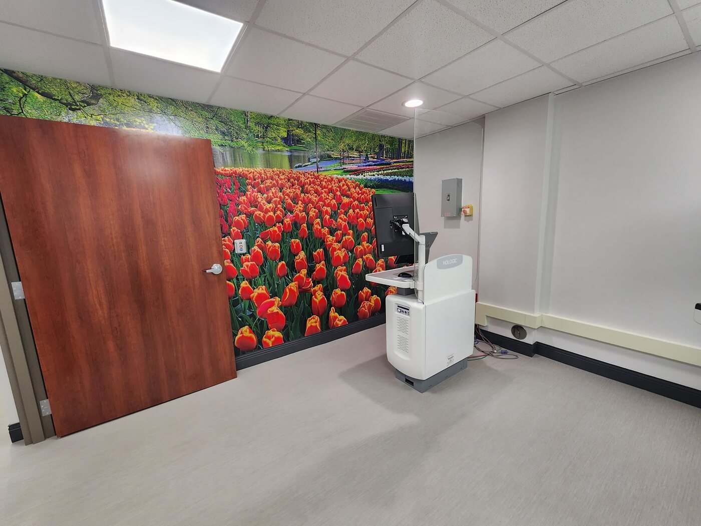 Commercial medical exam or imaging room